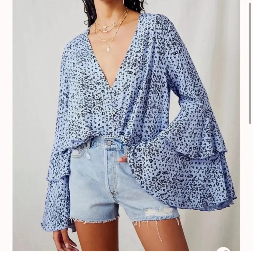 Free People Ditsy Floral bodysuit